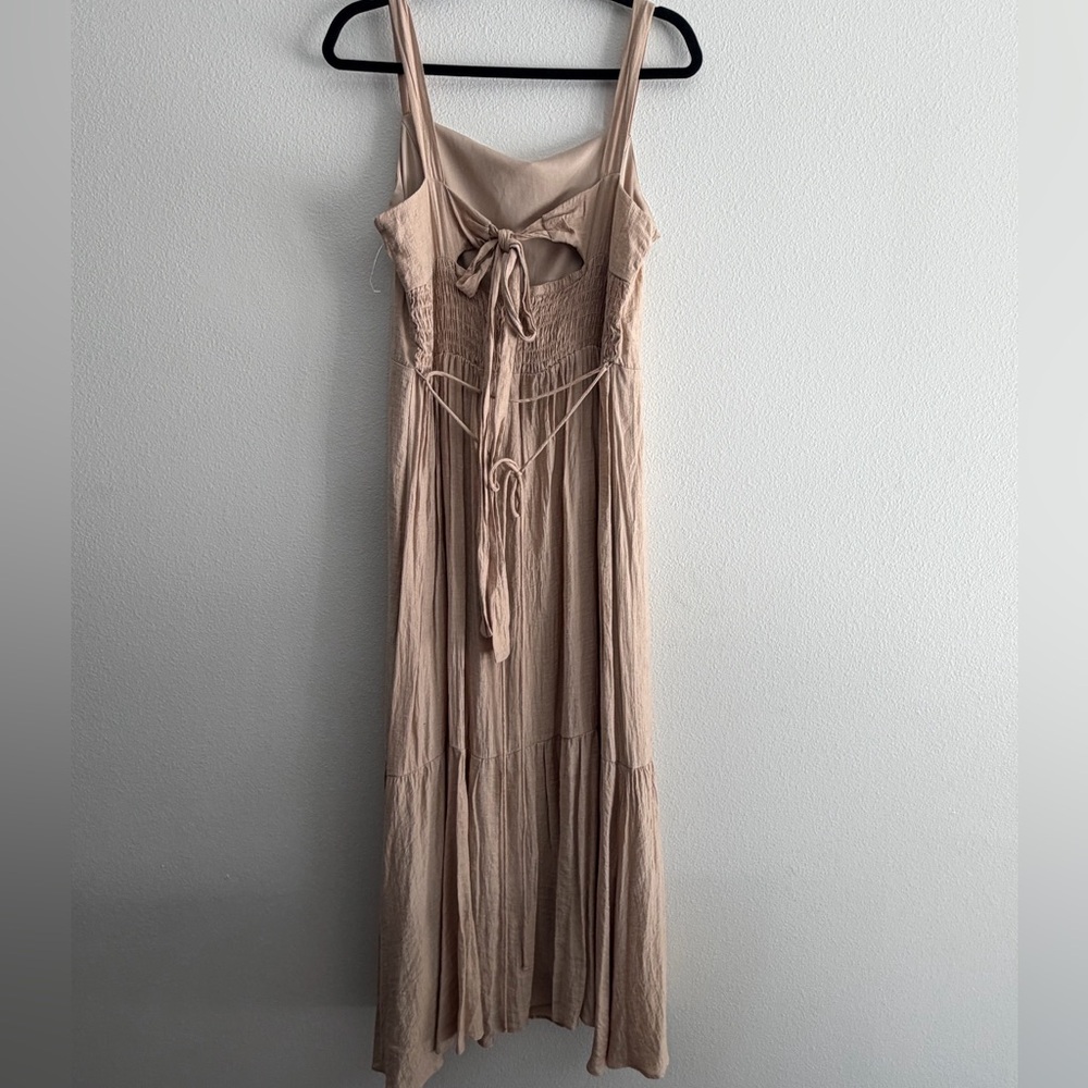 Taylor Bohemian Tan Maxi Dress